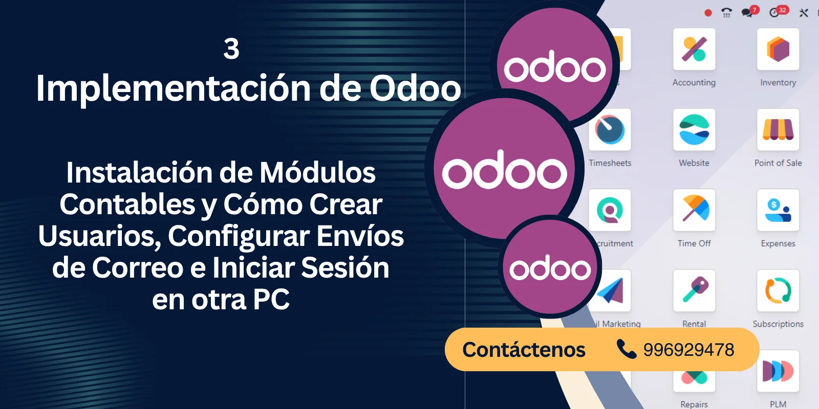 Odoo 18 / 19 Perú: Localización Contable, Creación de Usuarios y Accesos Remotos