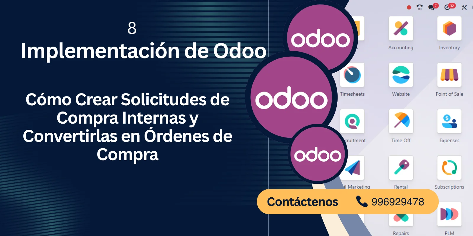 Solicitudes y Órdenes de Compra en Odoo 18 / 19: Flujo de Requerimiento y Aprobación